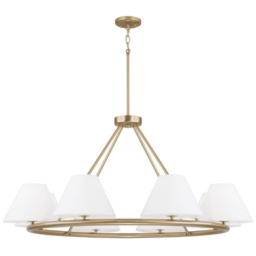 Parson Ring Chandelier - Overstock | Capital Lighting at Lightology Parson Ring Chandelier - Overstock
