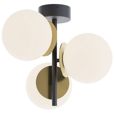 Arren Color-Select Semi Flush Ceiling Light | AFX at Lightology Arren Color-Select Semi Flush Ceiling Light
