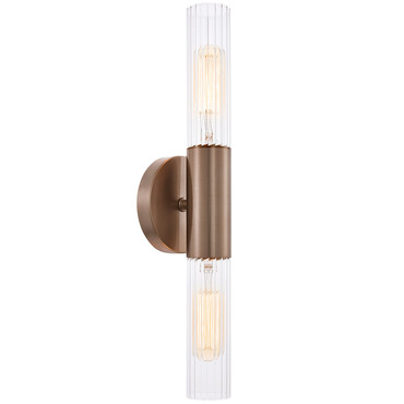 Fusion Rimini 2-Light Wall Sconce | Justice Design at Lightology Fusion Rimini 2-Light Wall Sconce