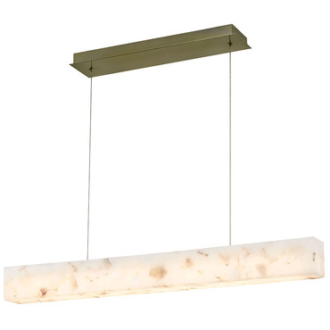Alabaster Rocks Medley Linear Pendant | Justice Design at Lightology Alabaster Rocks Medley Linear Pendant
