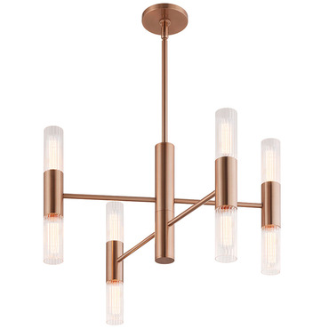Fusion Rimini Chandelier | Justice Design at Lightology Fusion Rimini Chandelier