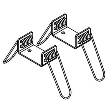 Arid Recessed Drywall Mounting Spring Clips