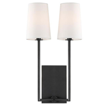Lena Wall Sconce - Overstock | Crystorama at Lightology Lena Wall Sconce - Overstock
