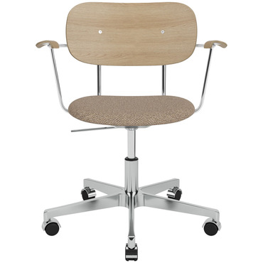 Co Upholstered Seat Office Chair w/ Arms