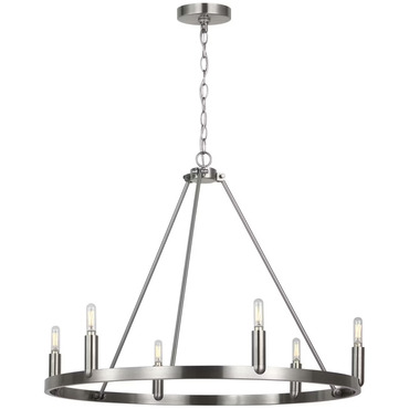Mirla Ring Chandelier | Generation Lighting at Lightology Mirla Ring Chandelier
