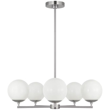 Nube Chandelier | Generation Lighting at Lightology Nube Chandelier