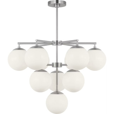 Nube Tiered Chandelier | Generation Lighting at Lightology Nube Tiered Chandelier