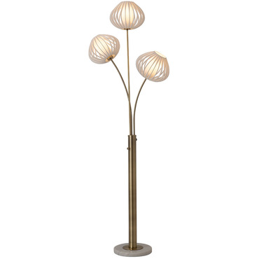 Bloom 3-Light Floor Lamp | Nova of California at Lightology Bloom 3-Light Floor Lamp