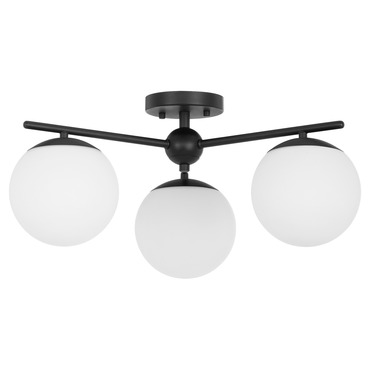 Jasper Semi Flush Ceiling Light | Quorum at Lightology Jasper Semi Flush Ceiling Light