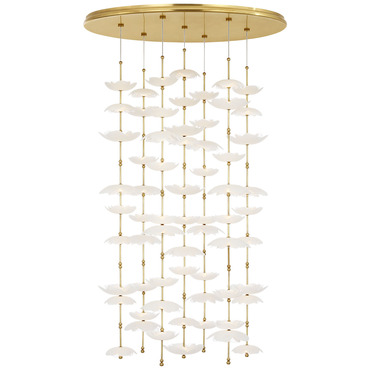Petaluma Cascading Chandelier | Visual Comfort Signature at Lightology Petaluma Cascading Chandelier