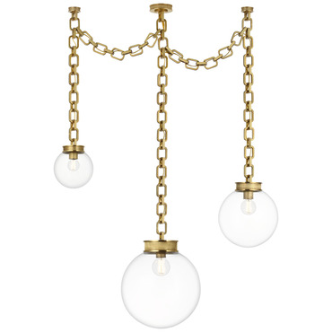 Bellamy 3LT Multi Globe Chandelier