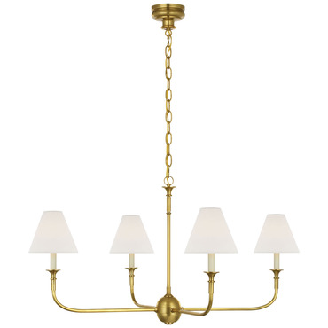 Piaf Chain Hung Chandelier | Visual Comfort Signature at Lightology Piaf Chain Hung Chandelier