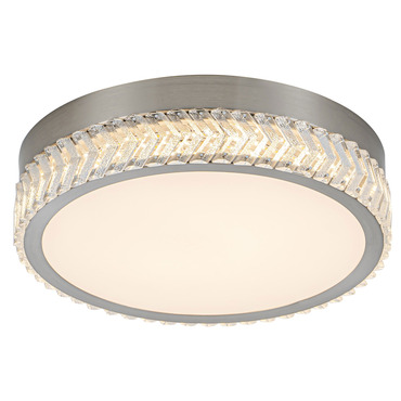 Chevron Color-Select Ceiling Flush Light