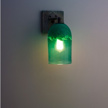 Rose Craftsman Sconce | WPT Design at Lightology Rose Craftsman Sconce