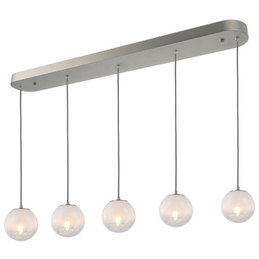Moonlight Linear Multi-Light Pendant | Artcraft at Lightology Moonlight Linear Multi-Light Pendant