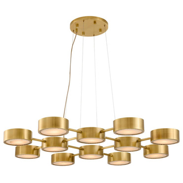 Wright Grid Chandelier | Arteriors Home at Lightology Wright Grid Chandelier