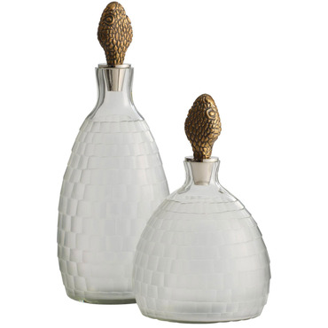Ophis Decanters Set of 2 | Arteriors Home at Lightology Ophis Decanters Set of 2