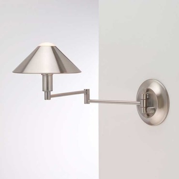 Aging Eye Metal Shade Swing Arm Light