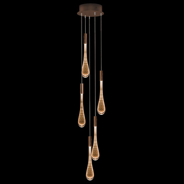 Rain Multi-Light Pendant | Fine Art Handcrafted Lighting at Lightology Rain Multi-Light Pendant