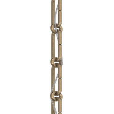 36 Inch Square Alternating Chain | Kichler at Lightology 36 Inch Square Alternating Chain