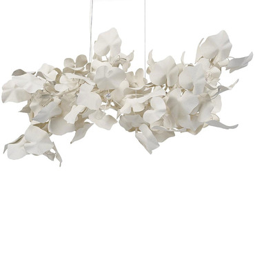 Claudia Linear Chandelier | Palecek at Lightology Claudia Linear Chandelier