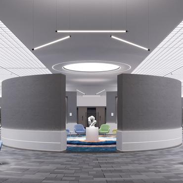 Solina Vertex Static White 3-Part Suspension w/ Remote Power