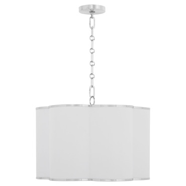 Belinder Fabric Pendant | Quorum at Lightology Belinder Fabric Pendant