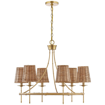 Ashbury 6-Light Chandelier | Savoy House at Lightology Ashbury 6-Light Chandelier