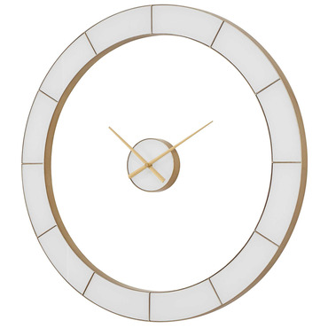 Ivory Halo Wall Clock | Uttermost at Lightology Ivory Halo Wall Clock