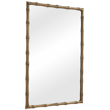 Brass Bamboo Mirror | Uttermost at Lightology Brass Bamboo Mirror