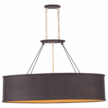 Cannery Oval Linear Pendant