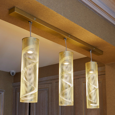 Spiral Triple Pendant | Vide Creation Paris at Lightology Spiral Triple Pendant