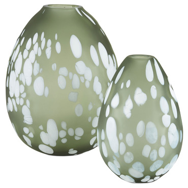 Hana Vase Set of 2 | Currey & Company at Lightology Hana Vase Set of 2