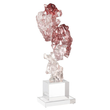 Faux Rock Crystal Sculpture