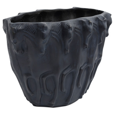 Dressage Oval Vase | Currey & Company at Lightology Dressage Oval Vase