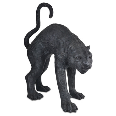 Standing Black Panther Sculpture | Currey & Company at Lightology Standing Black Panther Sculpture