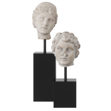 Venus Head On Stand Set of 2