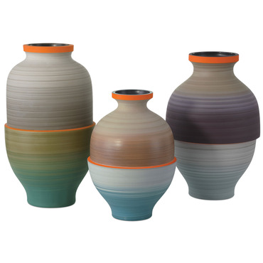 Happy 80'S Earth Vase Set of 3 | Currey & Company at Lightology Happy 80'S Earth Vase Set of 3