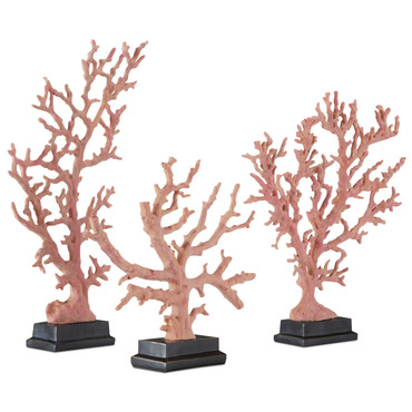 Coral Branches Set of 3
