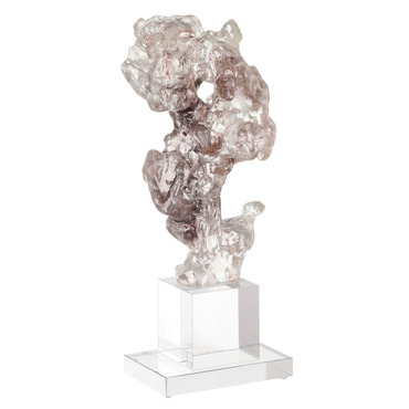 Small Faux Rock Crystal Sculpture | Currey & Company at Lightology Small Faux Rock Crystal Sculpture