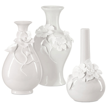 Ave Maria Vase Set of 3 | Currey & Company at Lightology Ave Maria Vase Set of 3