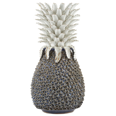 Waikiki Large Decorative Pineapple | Currey & Company at Lightology Waikiki Large Decorative Pineapple