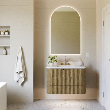 Pinnacle Lighted Mirror | Electric Mirror at Lightology Pinnacle Lighted Mirror