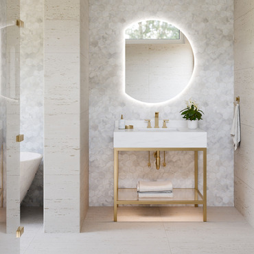 Solis Lighted Mirror | Electric Mirror at Lightology Solis Lighted Mirror