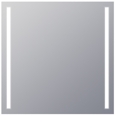 Charisma Square Lighted Mirror | Cordova Mirrors at Lightology Charisma Square Lighted Mirror