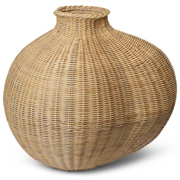 Bola Braided Floor Vase | Ferm Living at Lightology Bola Braided Floor Vase