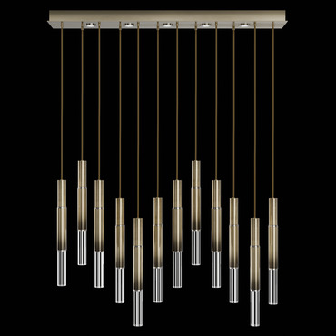 Antonia Cylinder Linear Pendant | Fine Art Handcrafted Lighting at Lightology Antonia Cylinder Linear Pendant