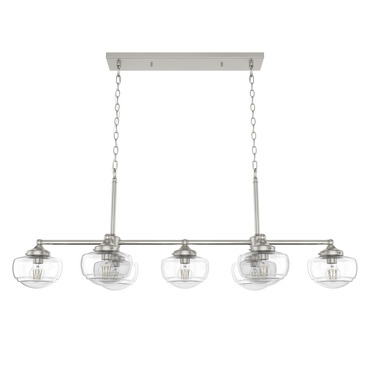 Saddle Creek Linear Chandelier | Hunter Fan at Lightology Saddle Creek Linear Chandelier