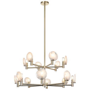 Cloudburst Two Tier Chandelier | Matteo Lighting at Lightology Cloudburst Two Tier Chandelier