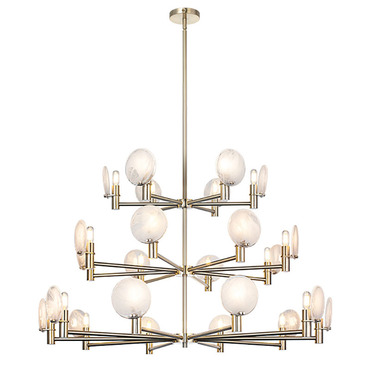 Cloudburst Three Tier Chandelier | Matteo Lighting at Lightology Cloudburst Three Tier Chandelier